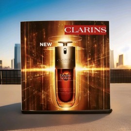 Clarins 9x CLARINS Double Serum sample lot set x 9 - 0.03 oz / 0.9 ml each Sealed NEW
