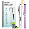 RISEMART Pen Light, Nurse Led Medical Penlight with Pupil Gauge