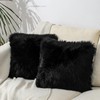 linmopm Excluding Insert Faux Fur Sheepskin Pillow Cover White Shag