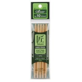Takumi Bamboo Double Point Knitting Needles 5 5/Pkg-Size 10/6mm