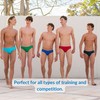 Sporti Boys Athletic Swim Briefs, Chlorine-Resistant Lycra Xtra Life 4-Way