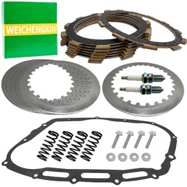 Clutch Kit Heavy Duty Springs & Cover Gasket Compatible with Suzuki Boulevard C50 C50T C50C M50 VL800 2005-2023 Intruder Volusia 800 2001-2004 Limited Edition Special Boss Classi