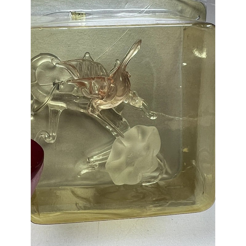 Silvestri Vintage Silvestri Glass Hummingbird w/ Flower Christmas Tree Ornament