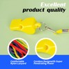 LIANGYUNZE Whistle, 12 Pcs Yellow Professional Sport Whistle Set with