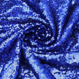 SweetEasy 2packs 2ftx10ft Sequin Glitter Photography Backdrop Curtain Panels Wedding Backdrop for Baby Shower Birthday Home Party Event Festival Restaurant Reception Arch Decoration (Blue)