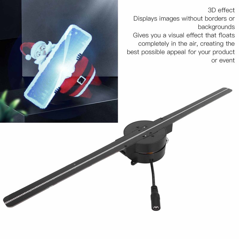 3D Hologram Fan 2000x224 224 LED Beads Support WiFi APP