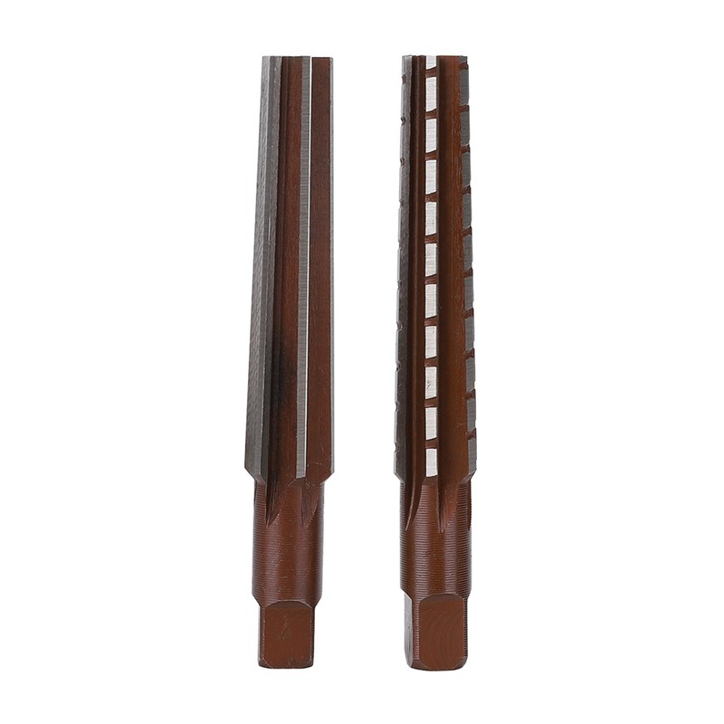 2PCS Rough Fine Morse Taper Reamer High Carbon Steel Straight