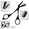 OFIDUS Eyebrow Scissors Trimmer with Comb Gift for Men Women