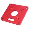 Router Table Insert Plate Woodworking Aluminum Alloy 6061 Anodic Oxidation