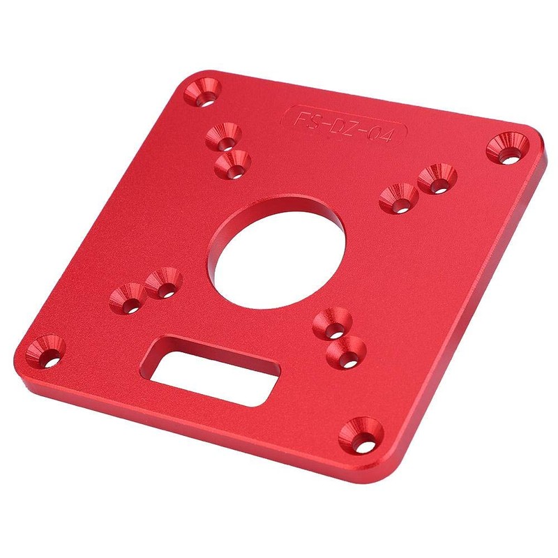 Router Table Insert Plate Woodworking Aluminum Alloy 6061 Anodic Oxidation