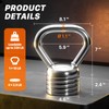 Northdeer Adjustable Kettlebell 20LB - Steel Kettlebell 10LB 12.5LB 15LB