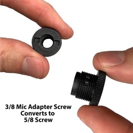 ChromaCast Pro Series 28" Scissors Arm Adjustable Microphone Desk Stand with Boom Suspension, Includes Mic Clip (CC-SDMIC-STAND-28)