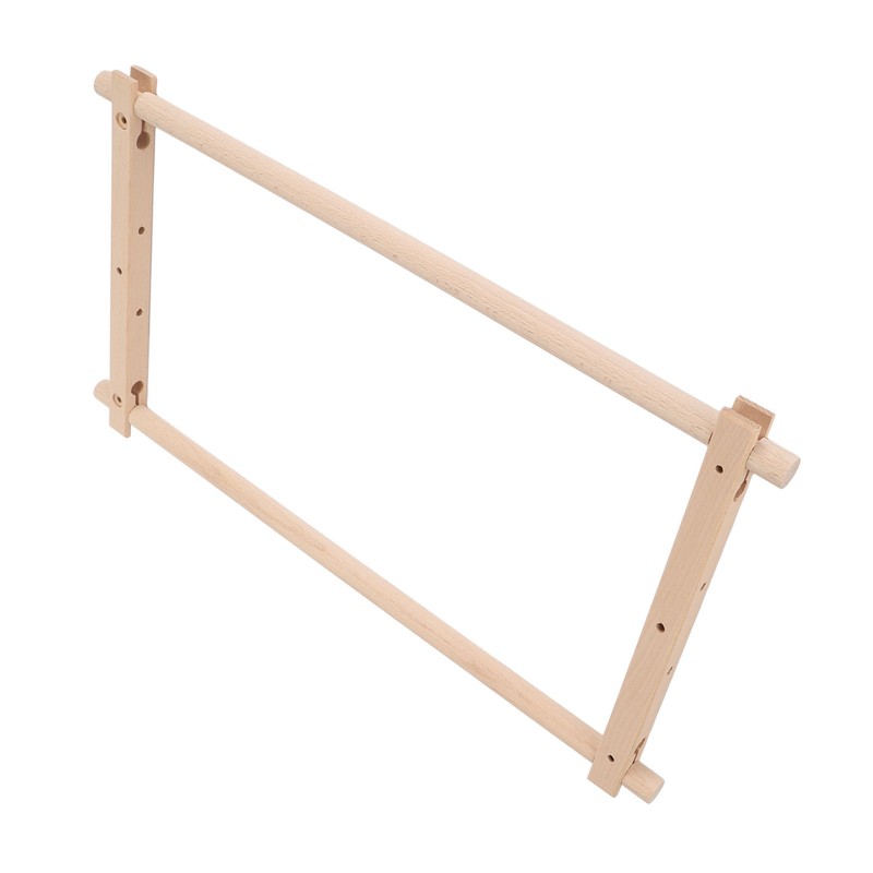 Cross Stitch Frame Rectangular Removable Wood Needlework Stretcher Frame Quilting