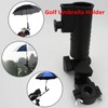 AcbbMNS Universal Golf Push Cart Umbrella Holder, Adjustable Angle Golf
