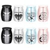Aluminium Mini Urns - Set of 8, Color Small Keepsake