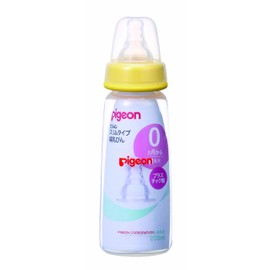 Pigeon Plastic 6.8 fl oz (200 ml) Slim Type Baby Bottle, 7.8 fl oz (200 ml)