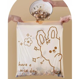 VOK 13 Gallons Rabbit Print Trash Bags 25 Counts