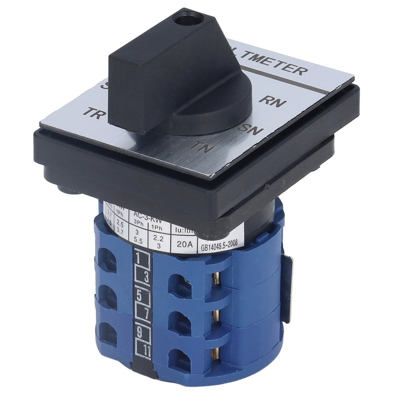 BERM Changeover Switch Rotary Knob Voltage Control 7 Position 3