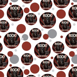 GRAPHICS & MORE Rock Before Entering and Roll Music Guitar Premium Gift Wrap Wrapping Paper Roll