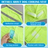 Aliceset 2 Pcs Dog Cooling Vest with 4 Recyclable Ice