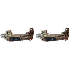 Hettich Sensys 8657i TH52 165 Degree Wide Angle Door Hinge Full Overlay Integrated Soft Closing Silent System Kitchen Cabinet Cupboard Wardrobe (9099540) x2