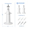 OLAIKE Smart Home Adjustable Indoor/Outdoor Metal Wall Mount (2 Pack)