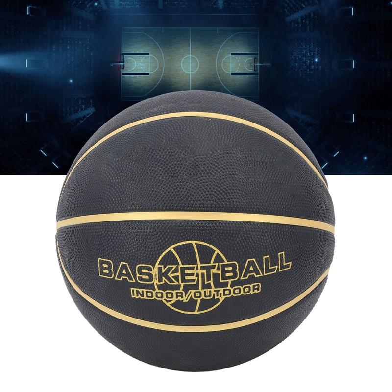 Black Basketball Training Wear Resistance Safe Large Particles Easy Grip