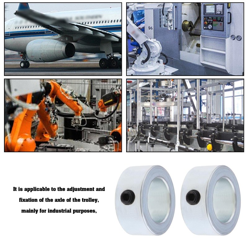 EMSea 8PCS Shaft Collars 20mm Adjusting Rings Positioner Ring Galvanised