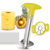 OOKUU Pineapple Corer Cutter, Stainless Steel Fruit Peeler Slicer -