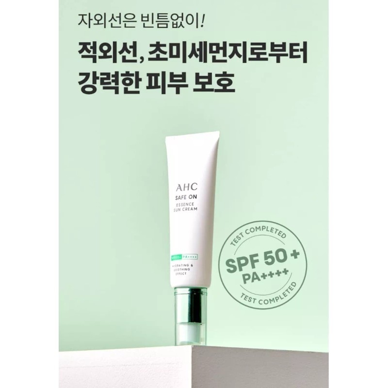 Ahc Safe On Essence Crema Solar Spf 50+/pa++++