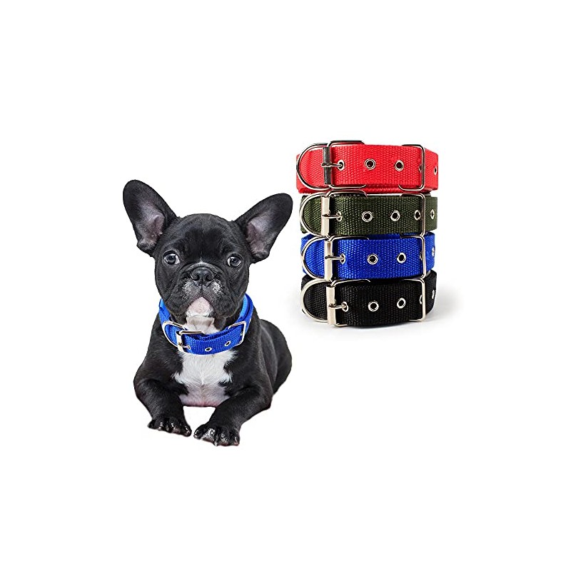 Prione Dog Collar for Dogs Black Size S