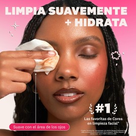 The Face Shop Rice Water Bright - Toallitas Desmaquillantes Faciales Coreanas con Agua de Arroz | Limpieza Rápida Multiusos | K-Beauty para Remover Maquillaje, Rímel y Grasa de Rostro y Ojos Sensibles | Paquete de 50 Piezas