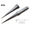 ETS Sharp Long Conical Round Fine Needle Soldering Tip 0.0015"