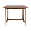 Casual Home Solid Wood Flip-Top Folding Console to Dining Convertible