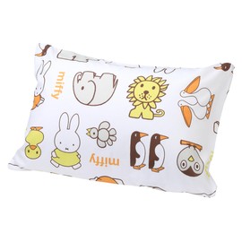 nishikawa DB2452ZC SJ03980406 Miffy Pillowcase Pillowcase Compatible with Pillows 24.8 x 16.9 inches (63 x 43 cm), Washable, Medium Cover Type, Orange