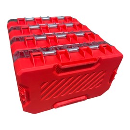 Craftsman Nano Small Versastack Compatible Stackable Plastic Storage Cases 4 Pack
