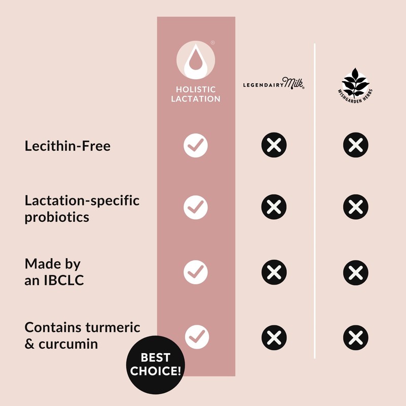 Holistic Lactation® Lactation Flow Formula (60 Servings), Supplement to Support