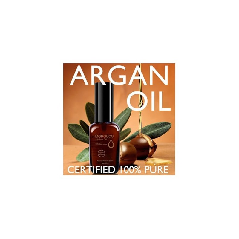 Aceite de argán para cabello seco y dañado