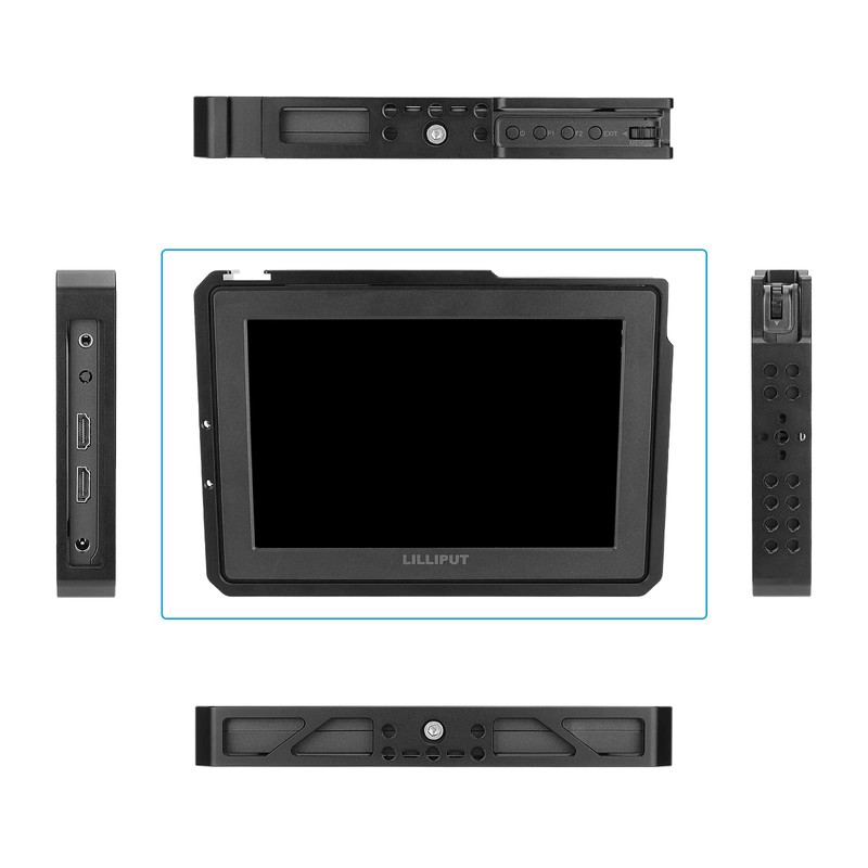 CAMVATE Full Monitor Cage for Lilliput A7S 7" 4K On-Camera