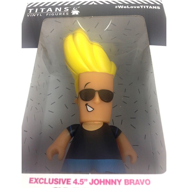 TITAN Johnny Bravo Vinyl Figure - NYCC 2016 Exclusive 4.5" Cartoon Network