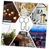 WHAMVOX 10pcs Stainless Steel Spiral Hooks Heavy Duty Organizer Hooks