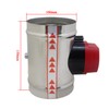 1 piece 220v - motorized damper air duct vent air