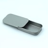 3 x 20ml Rectangular Tin with Slider Lid - Lip
