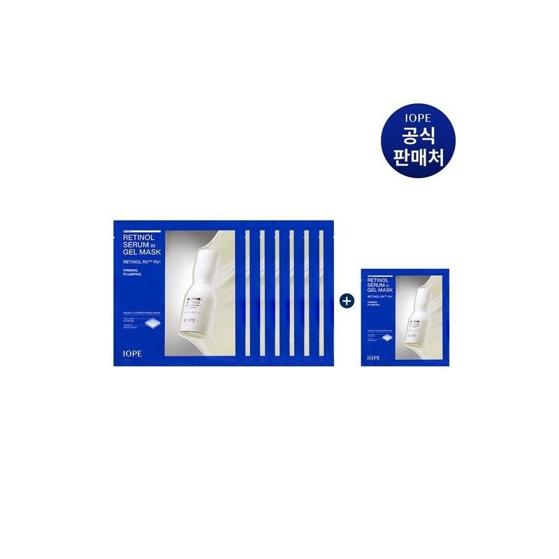 IOPE Retinol Serum In Gel Mask 7 Sheets None /