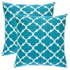 TreeWool Trellis Accent Set of 2 Cotton Canvas Cushion Covers