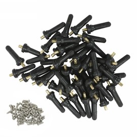 TPMS 20008/20018 Tire Pressure Sensor Rubber Snap-in Valve Stems Replacement for GM Chevy(50 pcs/Bag)