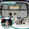 Dog Car Barrier Escape-Proof, 56" Wide Divider for 2nd 3rd