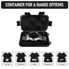 Magnetic Key Box,Magnetic Key Holder Under car,Magnetic Key Cabinets,Key Holder Magnetic,Hide a Key Magnetic Holder,Waterproof Magnetic Key Hider Outdoor