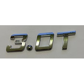 3D Chrome Emblem Sticker Logo 3.0T Turbo Loader Tuning Engine Racing Sport L091