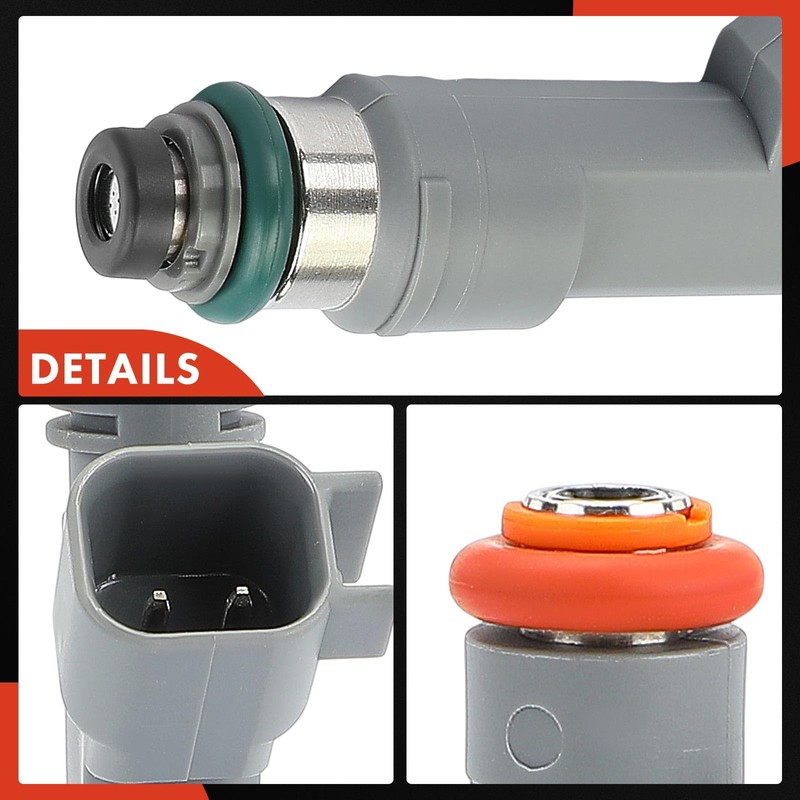 A-Premium 4 Holes Set of 8 Fuel Injectors Compatible with